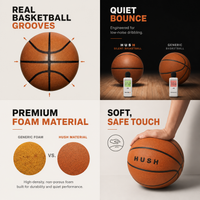 HUSH Silent Basketball view 2